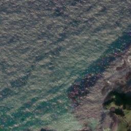 Satellite imagery of Dunluce Castle, GB