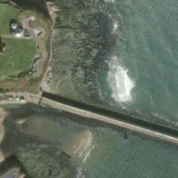 Satellite imagery of Tynemouth Castle, GB