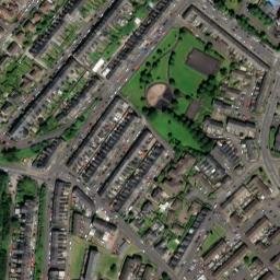 Satellite imagery of Walker's Monument and the Apprentice Boy's Memorial Hall, GB