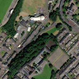 Satellite imagery of Walker's Monument and the Apprentice Boy's Memorial Hall, GB
