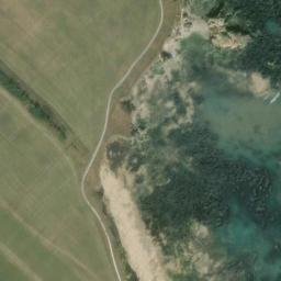 Satellite imagery of Marsden Rock, GB