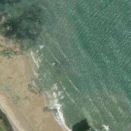 Satellite imagery of Marsden Rock, GB