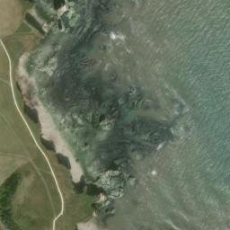 Satellite imagery of Lizard Point, GB
