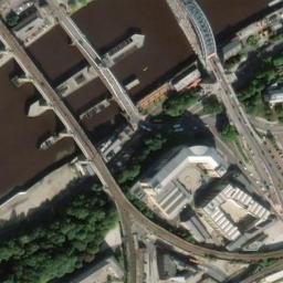 Satellite imagery of Newcastle upon Tyne Castle, GB