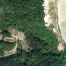 Satellite imagery of Møns Klint, DK