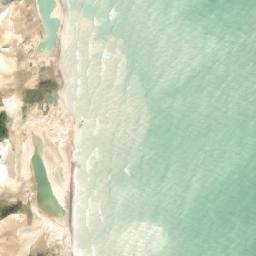 Satellite imagery of Møns Klint, DK