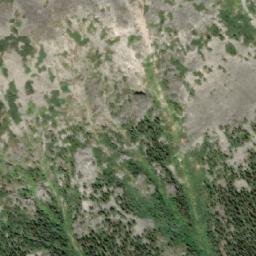 Satellite imagery of Pyramid Peak, CA