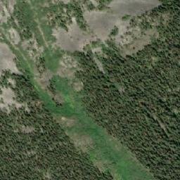Satellite imagery of Pyramid Peak, CA