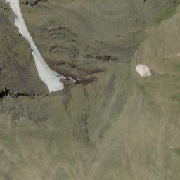 Satellite imagery of Pyramid Peak, CA
