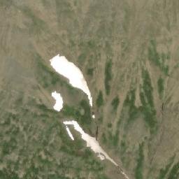 Satellite imagery of Pyramid Peak, CA