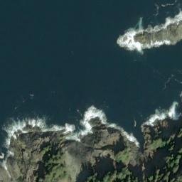 Satellite imagery of Ritter Point, US