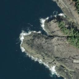 Satellite imagery of Point Bazan, US