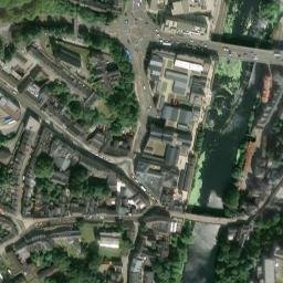 Satellite imagery of Durham Castle, GB