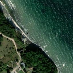 Satellite imagery of Kap Arkona, DE