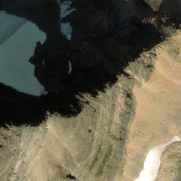 Satellite imagery of The Shark's Fin, CA