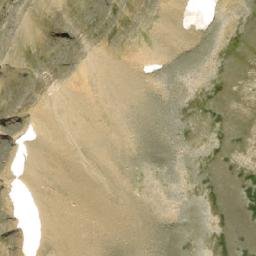 Satellite imagery of The Shark's Fin, CA