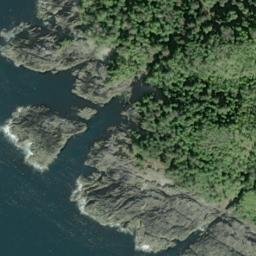 Satellite imagery of Cape Muzon, US