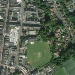 Satellite imagery of Bishop Auckland Castle, GB