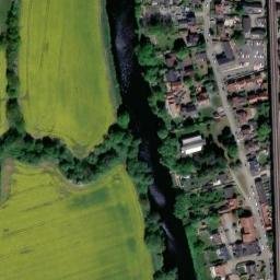 Satellite imagery of Yarm Castle, GB