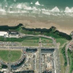Satellite imagery of Whitby Castle, GB