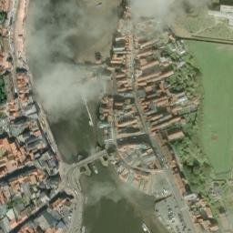 Satellite imagery of Whitby Castle, GB