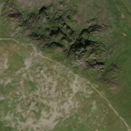 Satellite imagery of cairn, GB