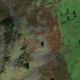 Satellite imagery of cairn, GB