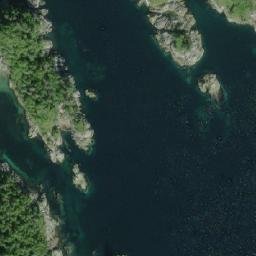 Satellite imagery of Dundas Island Light, CA