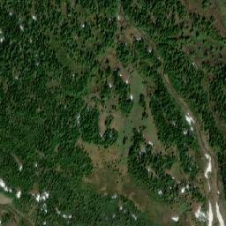 Satellite imagery of Ptarmigan Mountain, CA