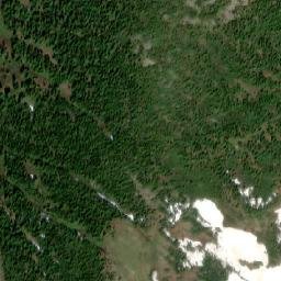 Satellite imagery of Ptarmigan Mountain, CA