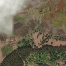 Satellite imagery of cairn, GB