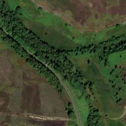 Satellite imagery of cairn, GB