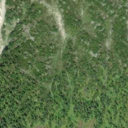 Satellite imagery of Gunsight Peak, CA