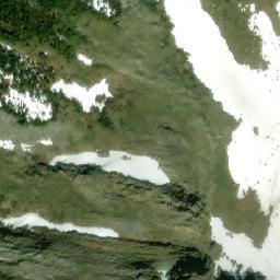 Satellite imagery of Paksumo Pass, CA