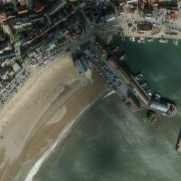 Satellite imagery of Scarborough Castle, GB