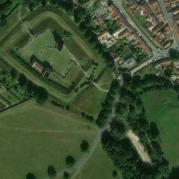 Satellite imagery of Helmsley Castle, GB