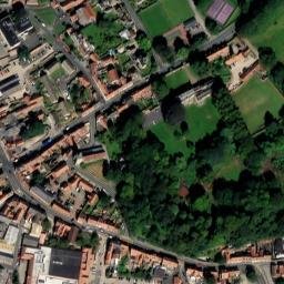 Satellite imagery of Malton Castle, GB