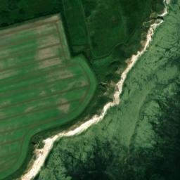 Satellite imagery of Flamborough Head, GB