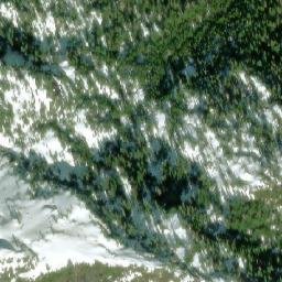 Satellite imagery of Spokshute Mountain, CA