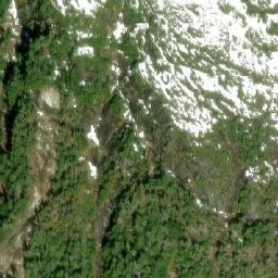 Satellite imagery of Spokshute Mountain, CA