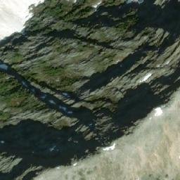 Satellite imagery of Ekusquin Mountain, CA
