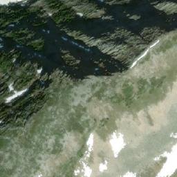 Satellite imagery of Ekusquin Mountain, CA