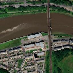 Satellite imagery of Lancaster Castle, GB
