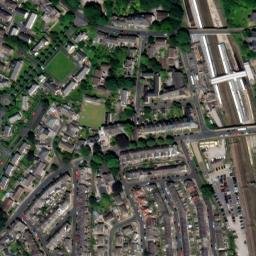 Satellite imagery of Lancaster Castle, GB