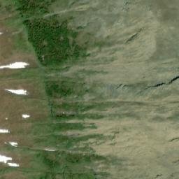 Satellite imagery of La Crèche Mountain, CA