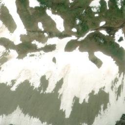 Satellite imagery of La Crèche Mountain, CA