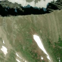 Satellite imagery of La Crèche Mountain, CA