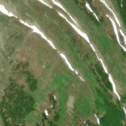 Satellite imagery of La Crèche Mountain, CA