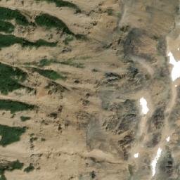 Satellite imagery of Redslide Mountain, CA