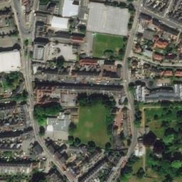 Satellite imagery of York Castle, GB